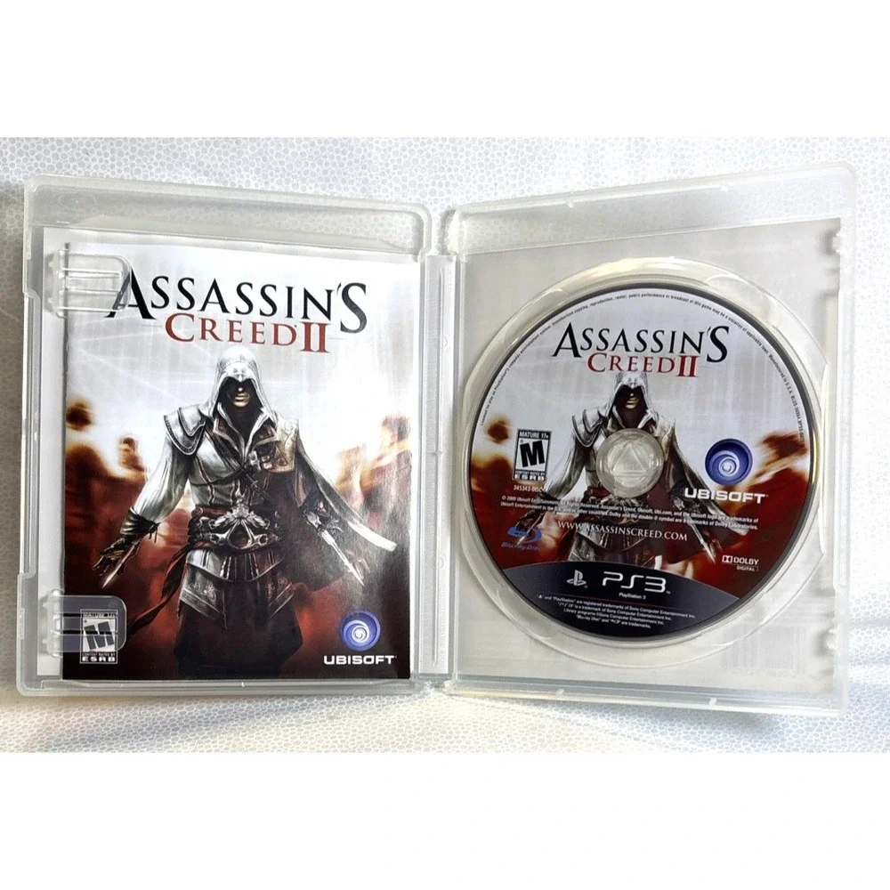 Lot 4 Sony Playstation 3 PS3 Assassins‎ Creed, II, III, and Black Flag